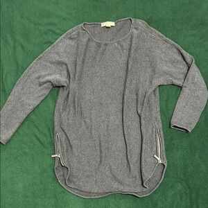 Michael Kors Charcoal Knit Top